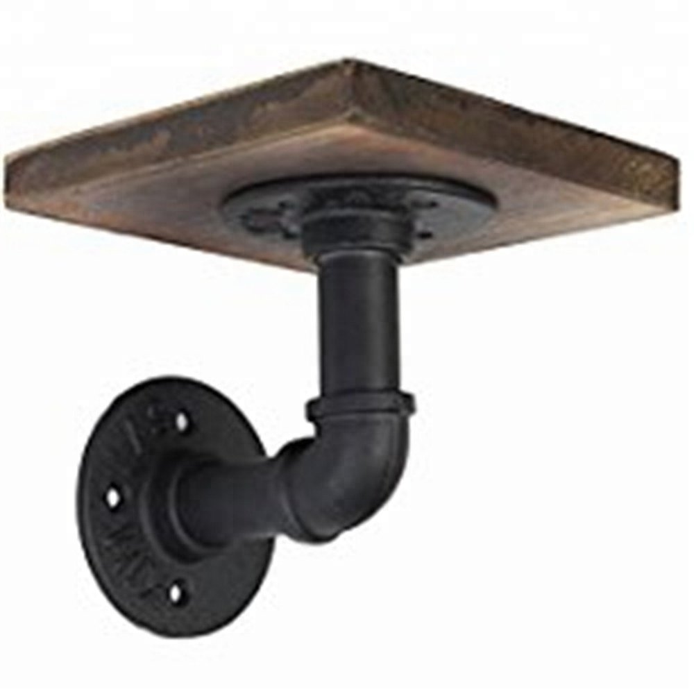 furniture pipe fittings black cast iron thread floor flange with 1/2" and 3/4"