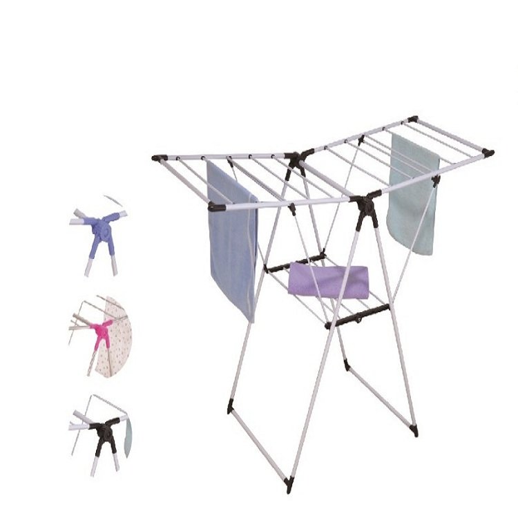 Economy type foldable 18M cloth dryer rack with powder coating finished