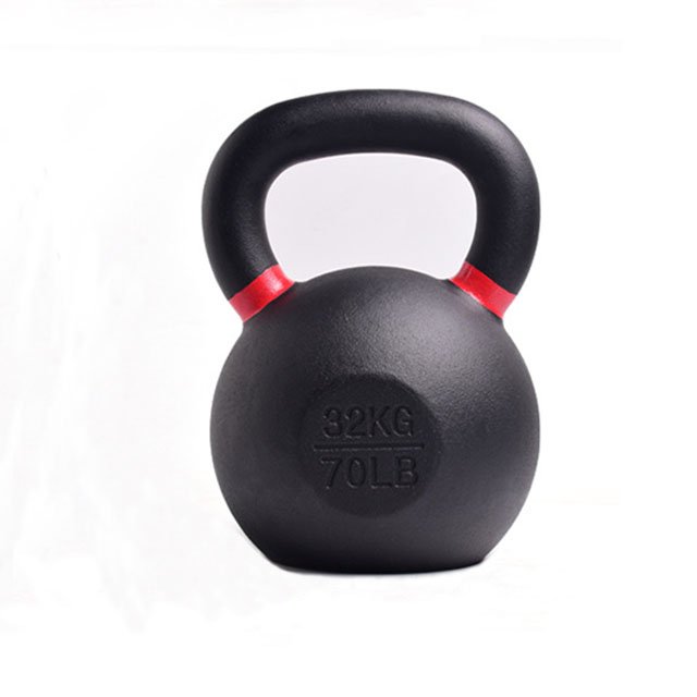 High Quality Powder Free Weight Cast Iron Competition Power Coated Kettlebell