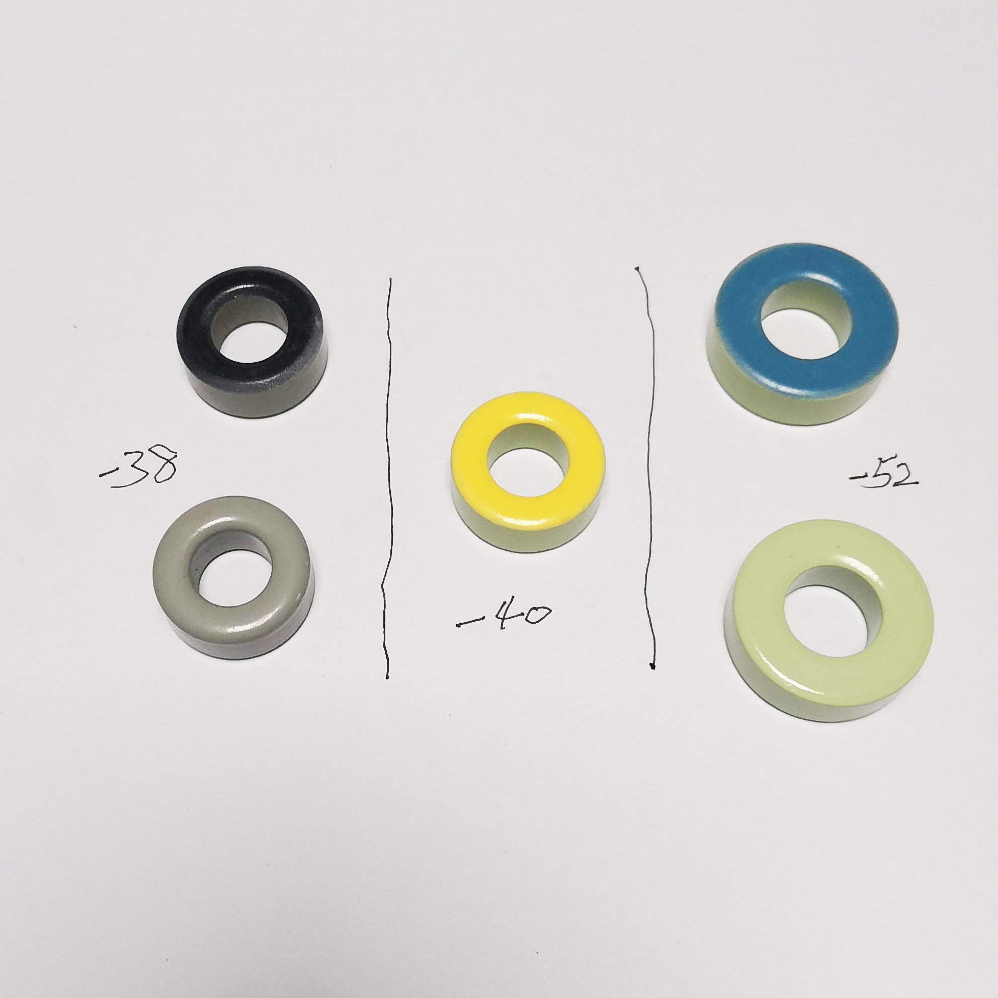 Chinese Factory Low Price Bulk Sell Variety Hi-Quality No Aging Iron Powder Core/High Flux Toroid Core/Ferrite Transformer Cores