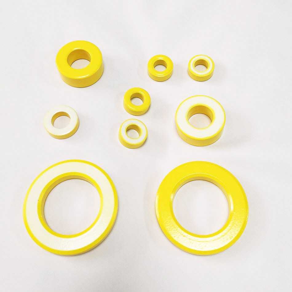 T131-26 Transformer Iron Powder Core/Soft Magnetic Coil Toric Iron Core/Ferrite Toroidal Core For Diferenial-Mode EMI Line Choke