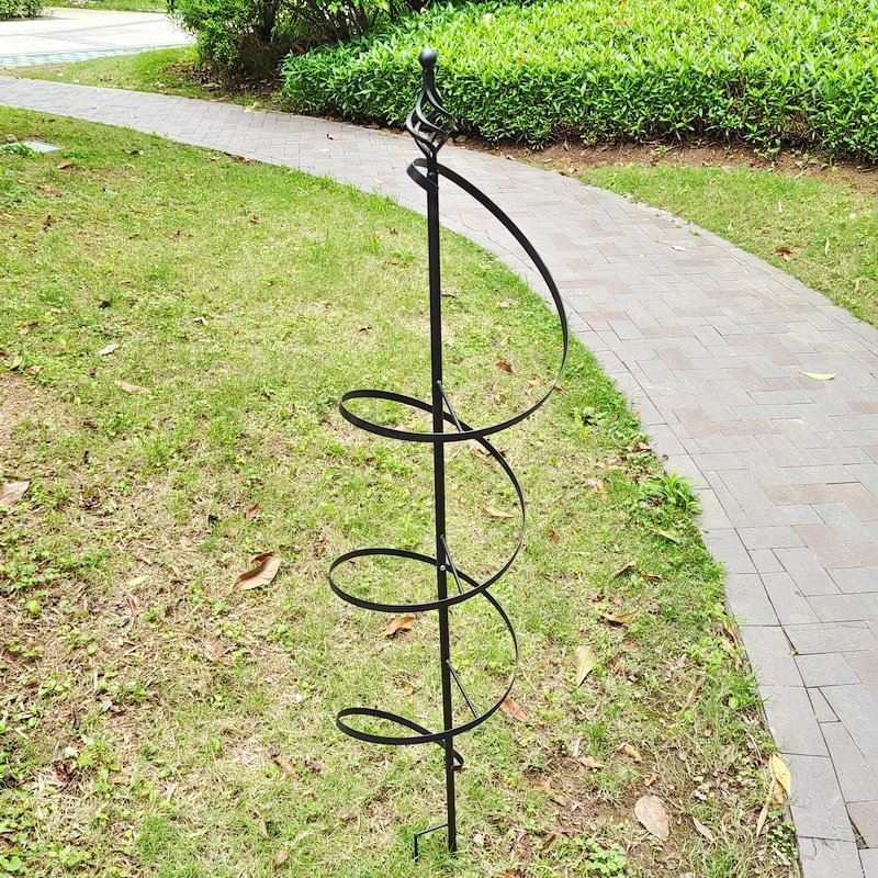yard art obelisk arch pot metal garden Trellis For Climbing Plants