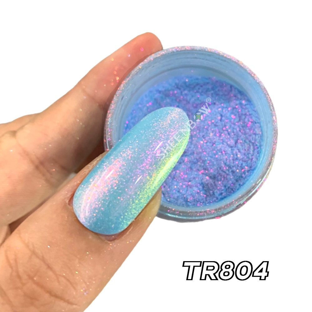 Sheenbow Fantasy Rainbow Aurora Chameleon Pigment Candy Powder Loose Pigment Nail Gel Polish Pigment