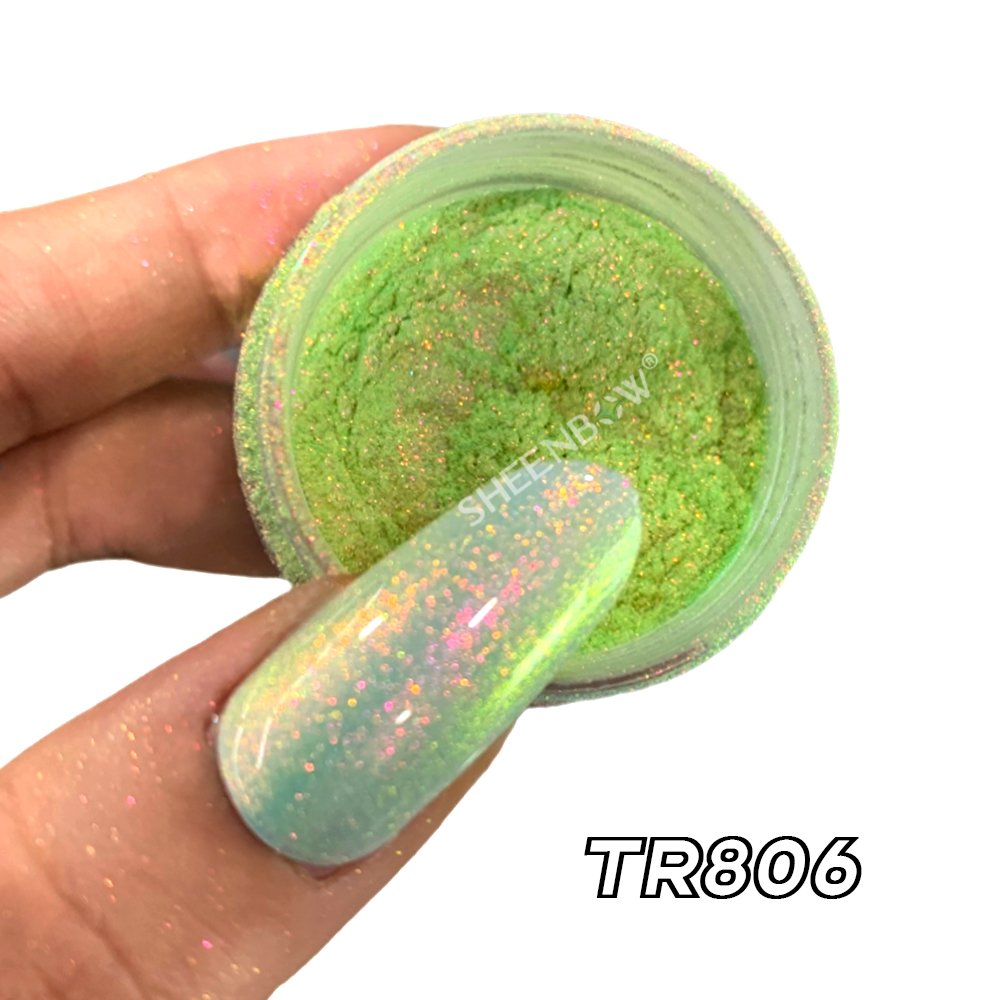 Sheenbow Fantasy Rainbow Aurora Chameleon Pigment Candy Powder Loose Pigment Nail Gel Polish Pigment