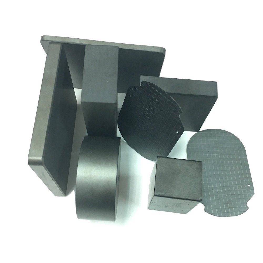 Rectangular Ferrite Sheet 101*57*1mm R20 for car mount wireless charging Transmitter Mnzn ferrite core supplier