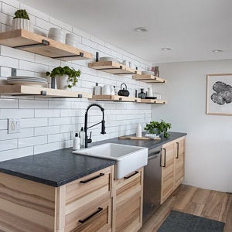 Custom Modern Iron Metal Scaffold Board Shelf Brackets Industrial Kitchen Shelf Brackets Floating Open Shelf Rustic J Brackets