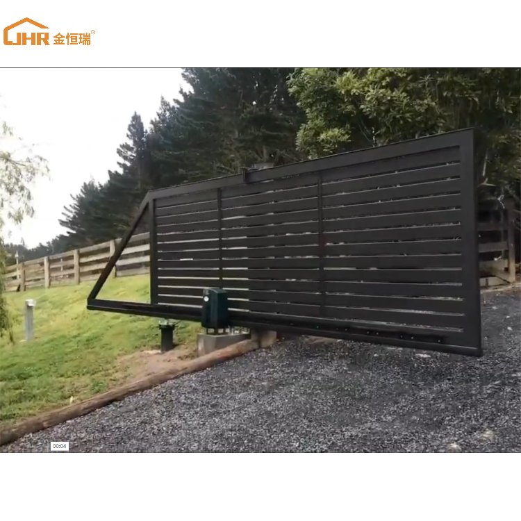 Lightweight 14 Ft Iron Gate Swing Elegant Portail Automatique Yard Aluminum Fence Panel Driveway Sliding Gate For Garden