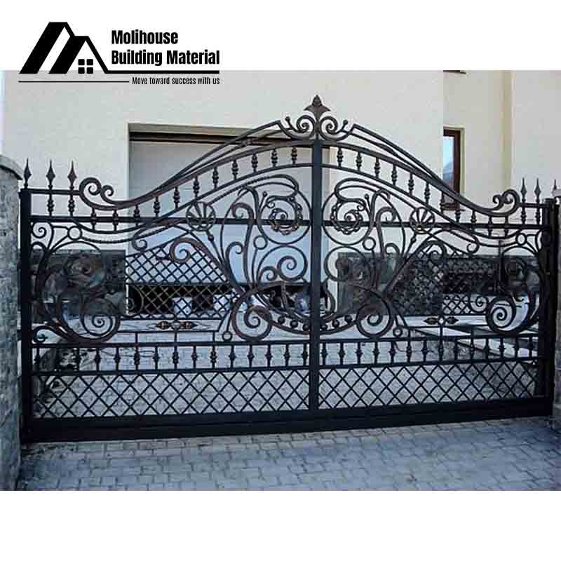 Church Door Iron Gate Design Mexican Iron Doors Aluminum Glass Black Outdoor And Indoor French Iron Door For House