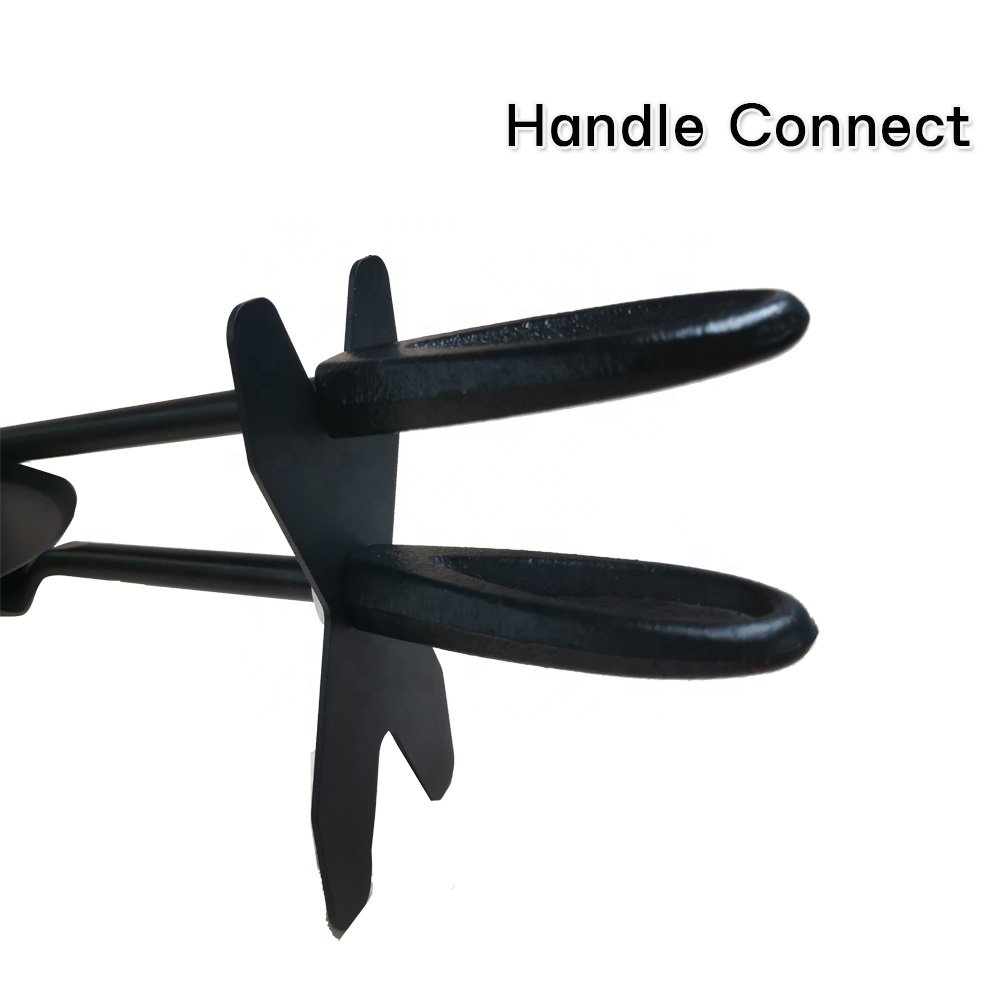 VODA Small Stainless Steel Handle Household Hand Fireplace Accessories