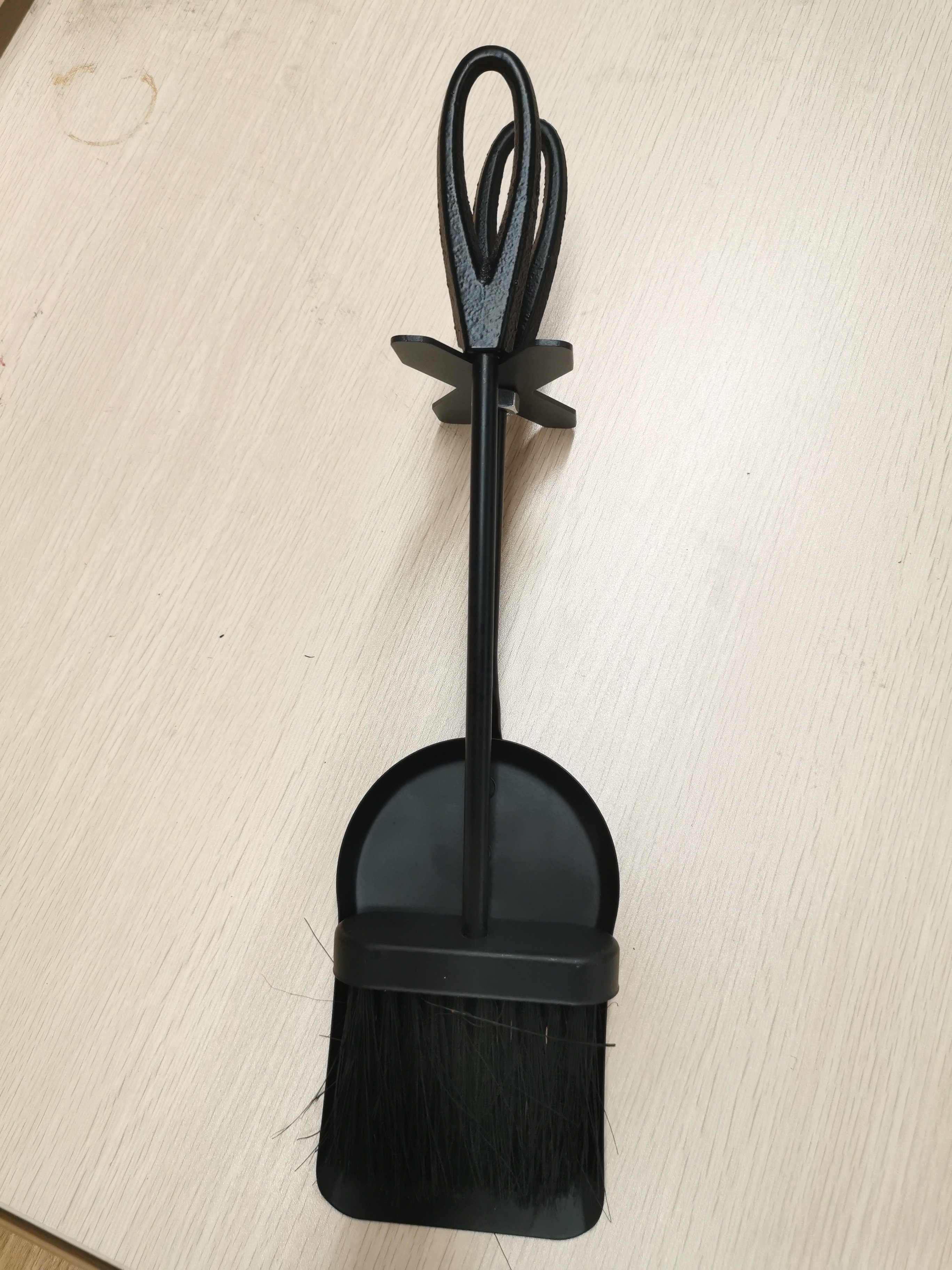 VODA Small Stainless Steel Handle Household Hand Fireplace Accessories