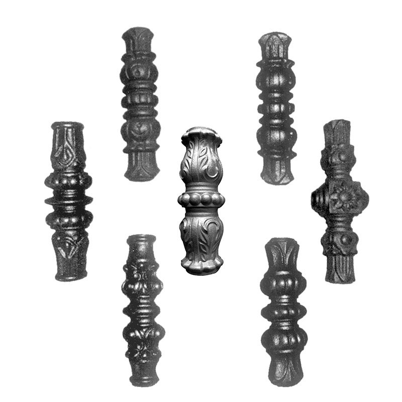 cast iron stubs wrought iron collars components parts products italian decorative wrought iron gate accessories