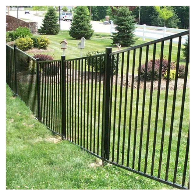 Popular Security Racking Fence Powder Coated Steel Security Adjustable Fence For Garden