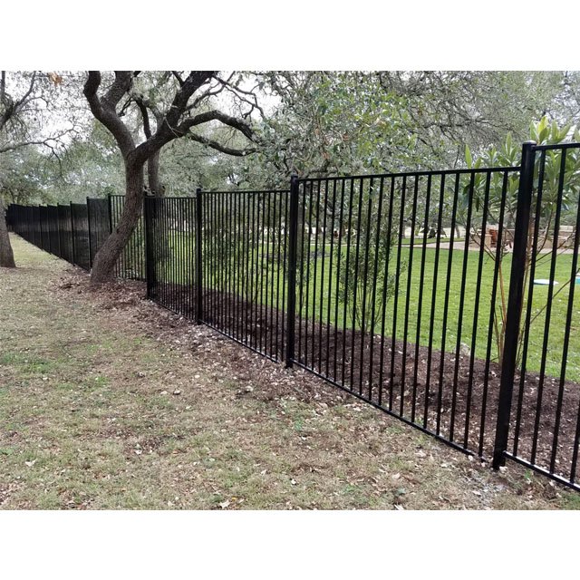 Popular Security Racking Fence Powder Coated Steel Security Adjustable Fence For Garden
