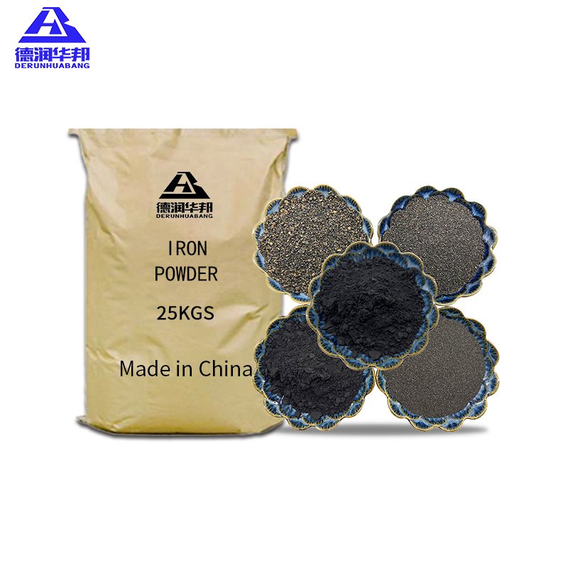 Heat reduced Fe3O4 Iron Powder Dust for Sandblasting Rust Removal Sewage Treatment Counterweight in Metal Powder Applications