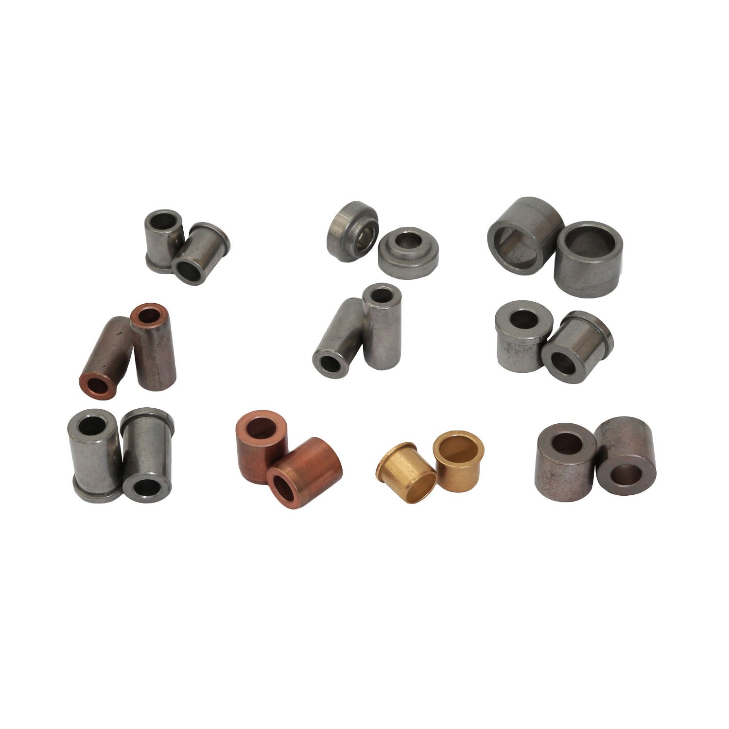 Customized Sliding Oilite Spherical Sintered Bronze Iron Fan Bushing For Export