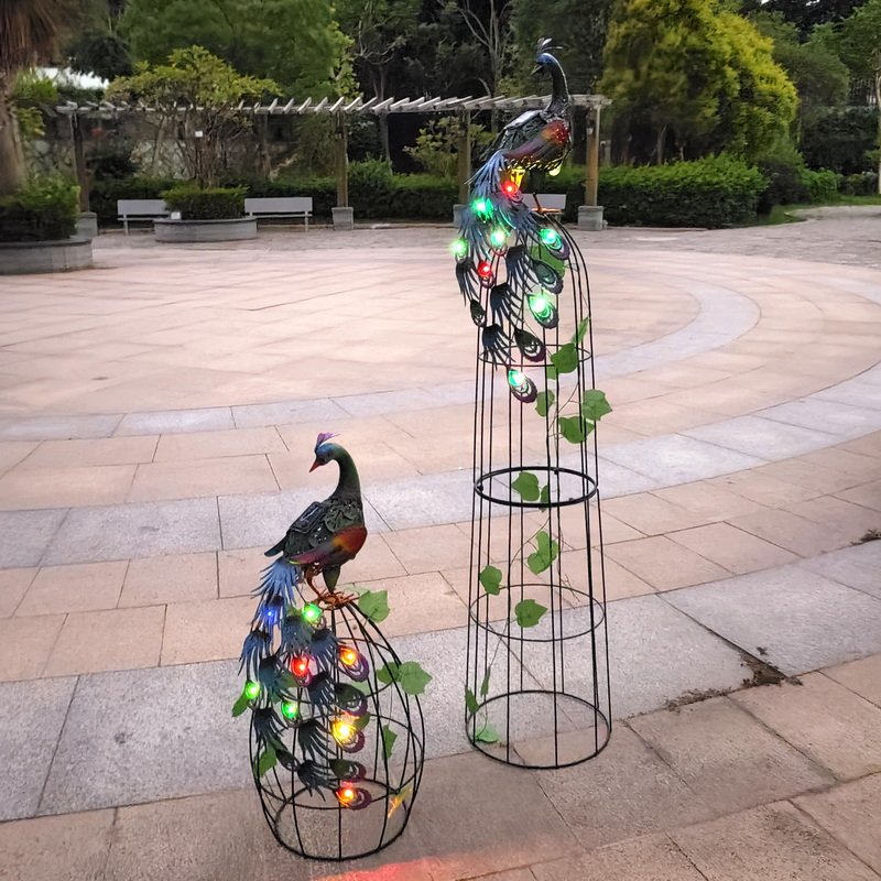 artificial climbing plants decorative flower metal Garden Trellis