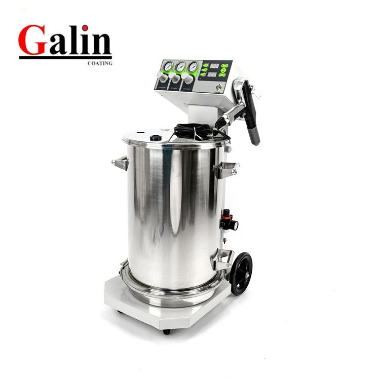 Galin K-302 automatic electrostatic powder coating machine with powder spray gun low price spraying machine