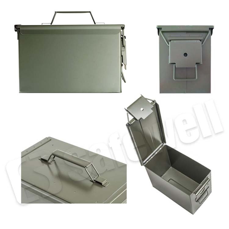 50 Caliber Ammo Can Metal Ammo Box Metal Can FAT 50 CAL PA108 Ammo Can Waterproof Metal Box