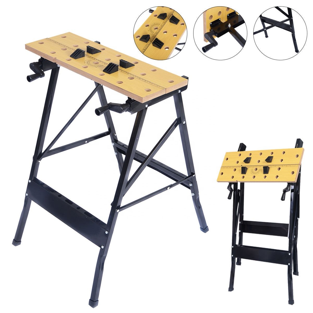 JL-WB03 woodworking table work bench stand saw horse portable folding work bench