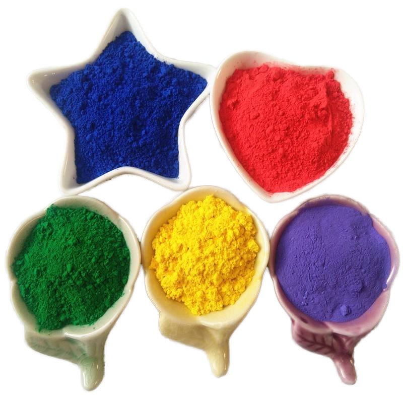 Concrete Dye Multiple Colors Iron Oxide Powder with Red/Yellow/Blue/Green/Black For Brick