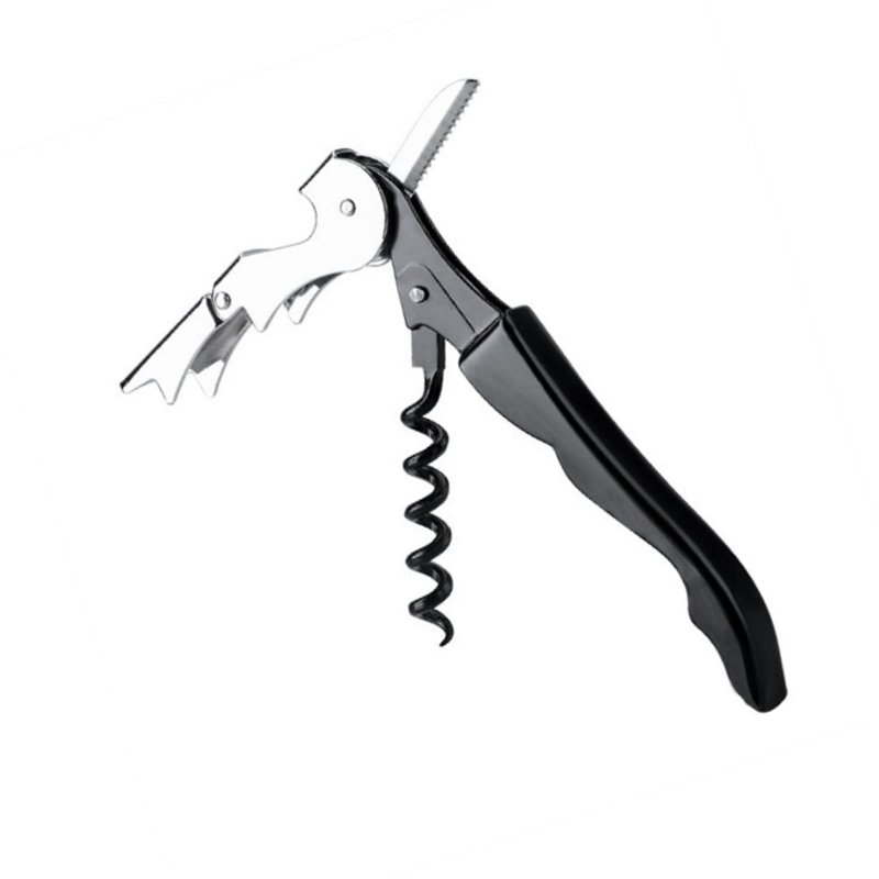 HXYSWBO104 Top Seller 2024 Good Popular 55g Black Screw Wine Opener Wine Bottle Opener Wine Corkscrew For Christmas Gift