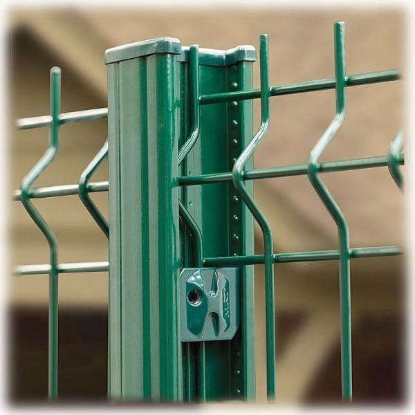Factory Direct 3D Folding Welded Wire Mesh Curved Fence For Workshop