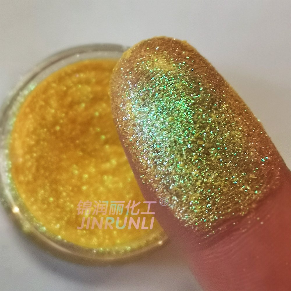 JINRUNLI hyper shift pearl eye shimmer duochrome glitter pigment chameleon pearlescent loose eyeshadow pigment