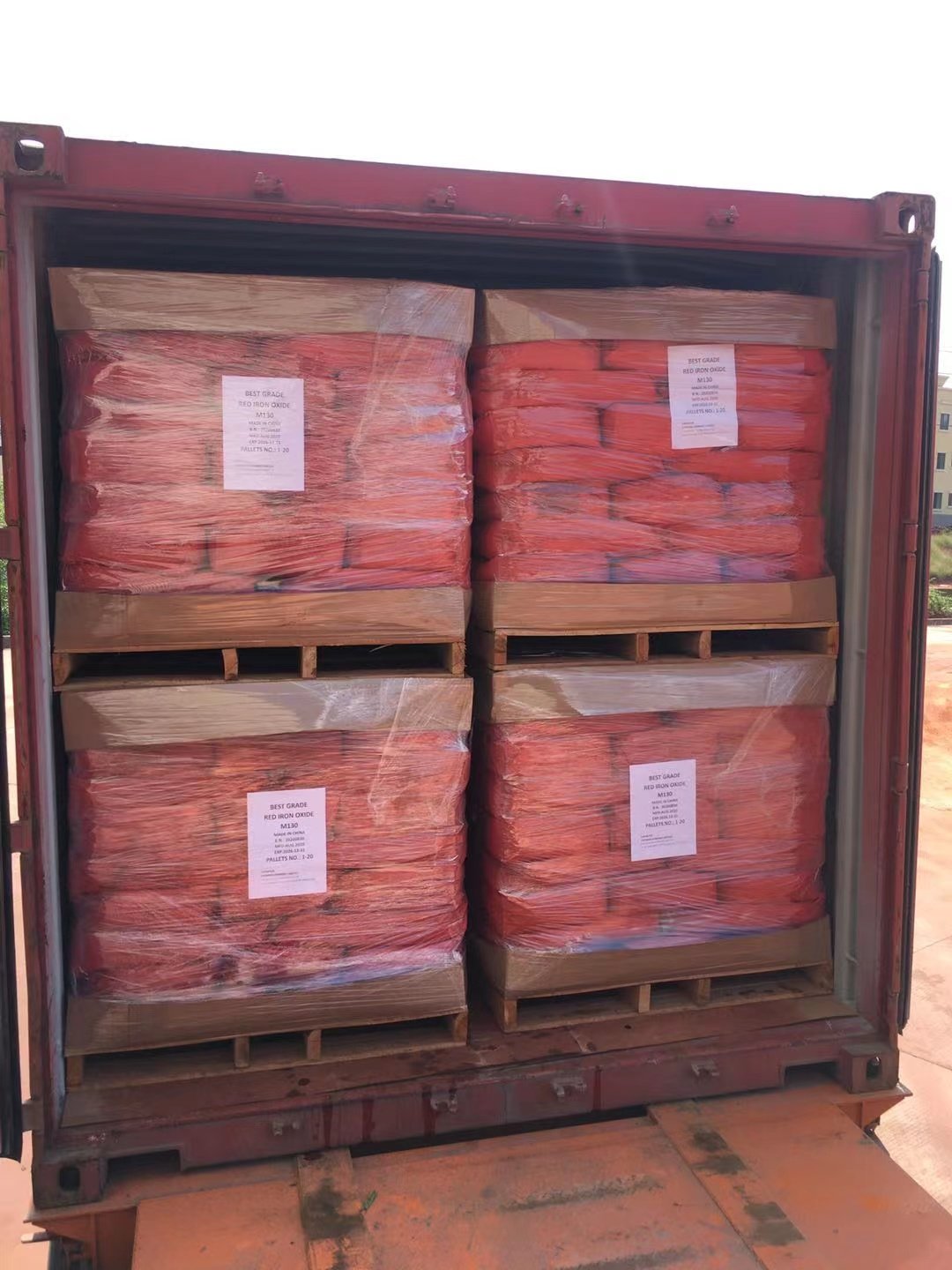 Lowest price China factory direct sell high quality pigment red iron oxide powder