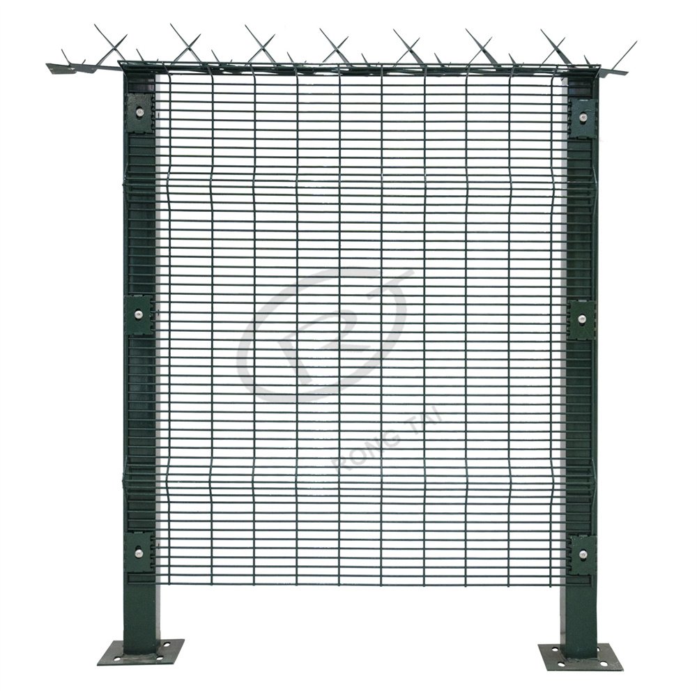 high security anti-climb mesh 358 clearvu fence