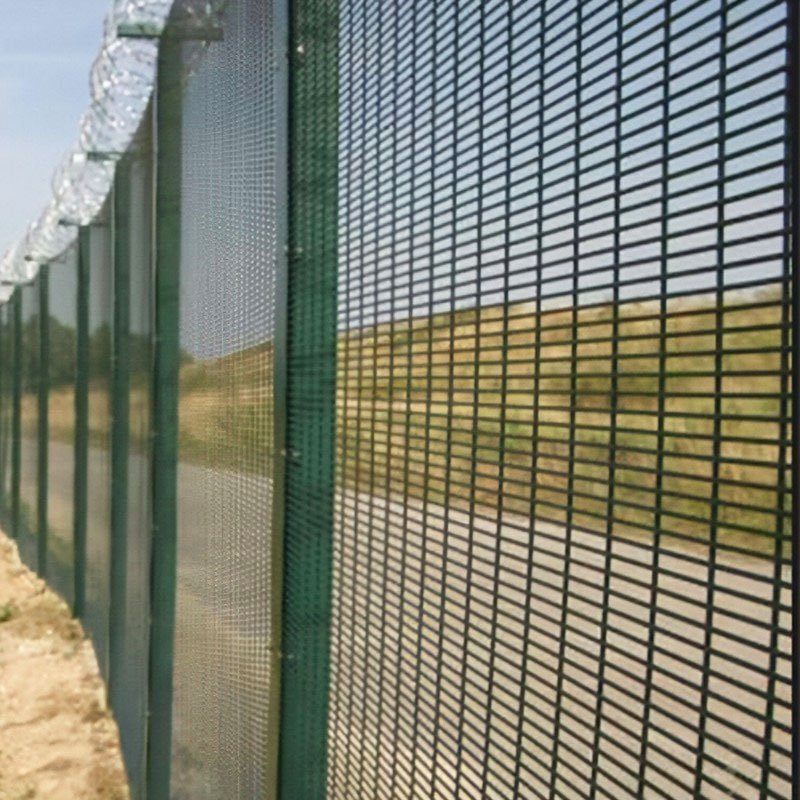 high security anti-climb mesh 358 clearvu fence