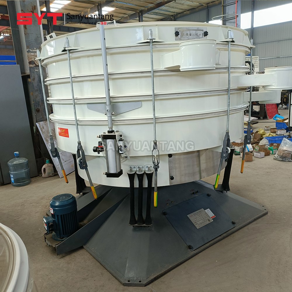 Dry Powder Circular Swinging Sieve Shaker Machine Tumbler Rotary Vibrating Screen for Iron Powder Sieving
