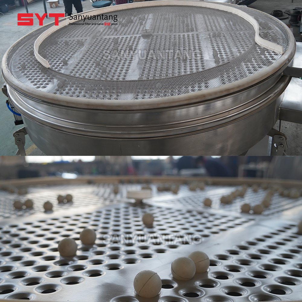 Dry Powder Circular Swinging Sieve Shaker Machine Tumbler Rotary Vibrating Screen for Iron Powder Sieving