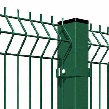 3D Welded Wire Fence Panel powder coated in European style Metal fence