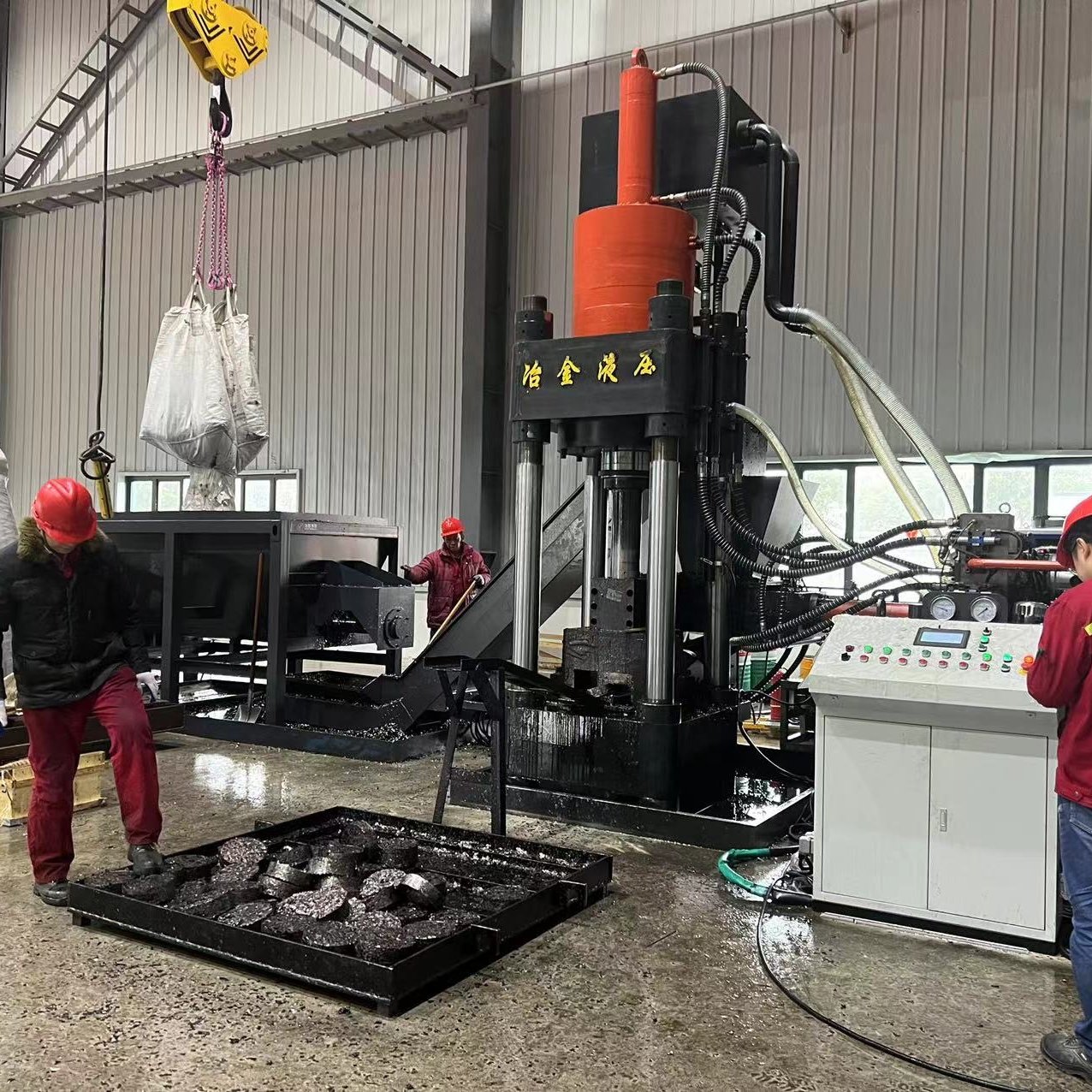 Automatic Aluminum Steel Iron Powder Briquette Press Machine