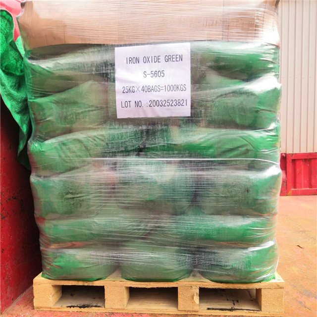 25kg Inorganic Pigments Colored Synthetic Coloring iron Oxide Green Pigment powder