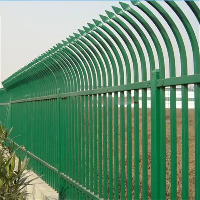 Garden Fencing Stainless Steel Material Galvanized Powder Coated Steel Fences Insulation Scratch Resistant Fence
