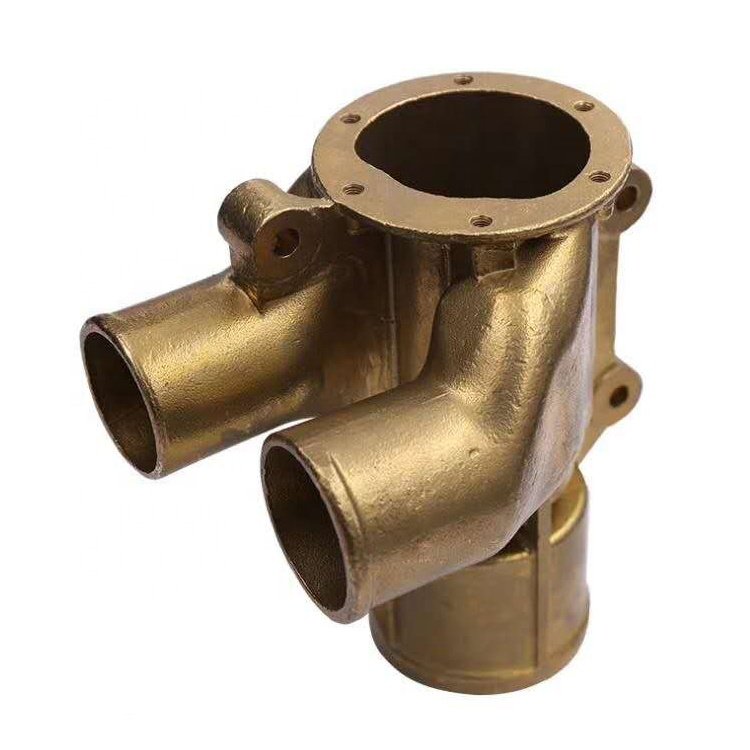 Custom Brass/Copper/Bronze Lost Wax Investment Casting OEM Brass Die Casting Pipe Fitting Copper Brass Die Cast Bronze Casting