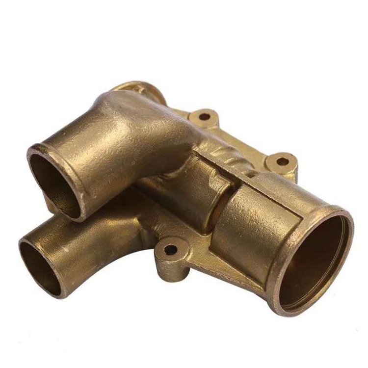 Custom Brass/Copper/Bronze Lost Wax Investment Casting OEM Brass Die Casting Pipe Fitting Copper Brass Die Cast Bronze Casting