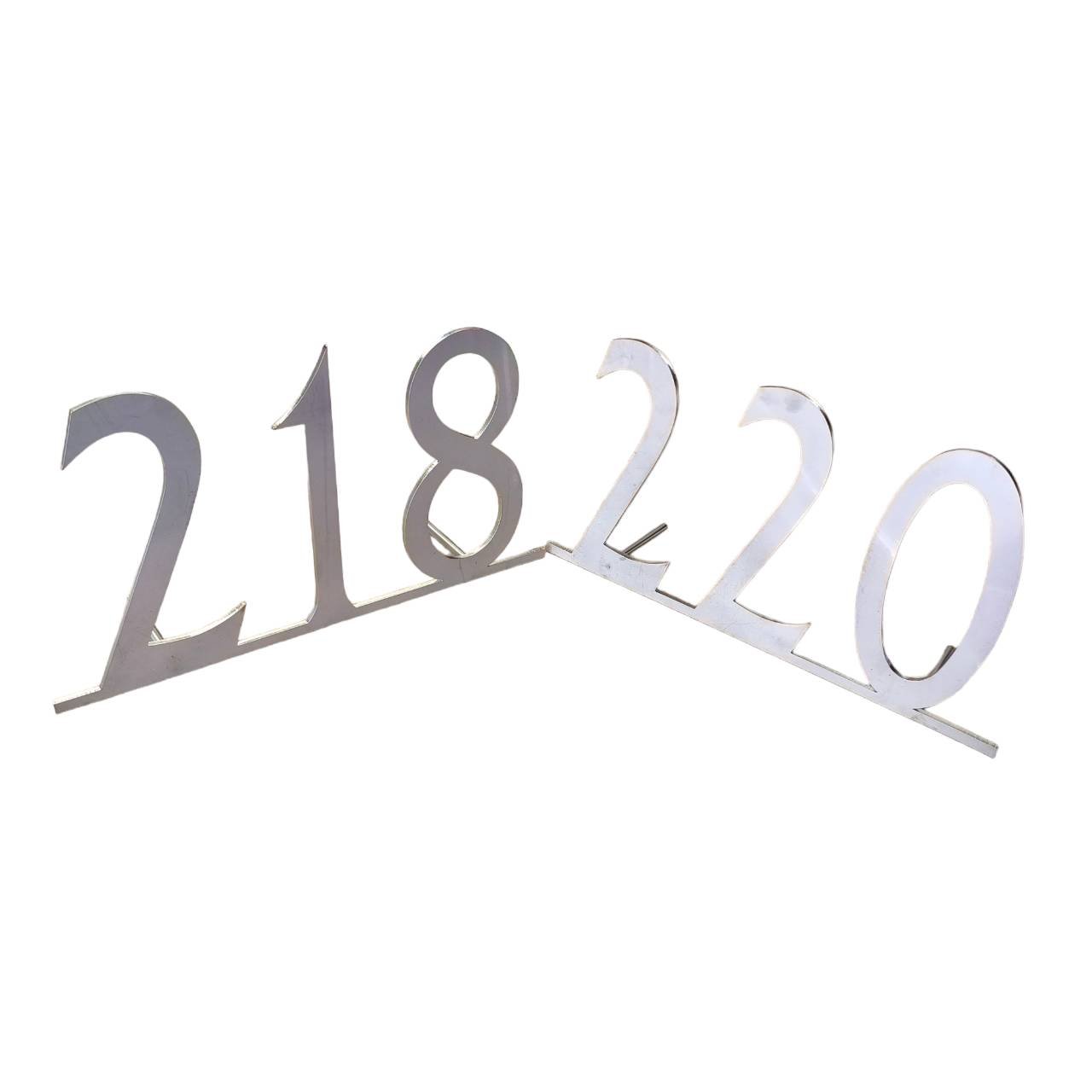 High Quality Stainless Steel Company Logo Door House Name Plate Sign For Outdoor Office Wall