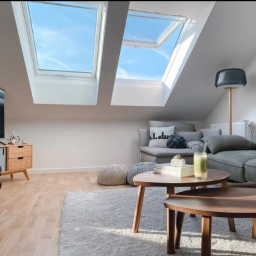 PanSteel Skylight Factory Direct Customized Design Steel Roof Window Bathroom Skylight Window
