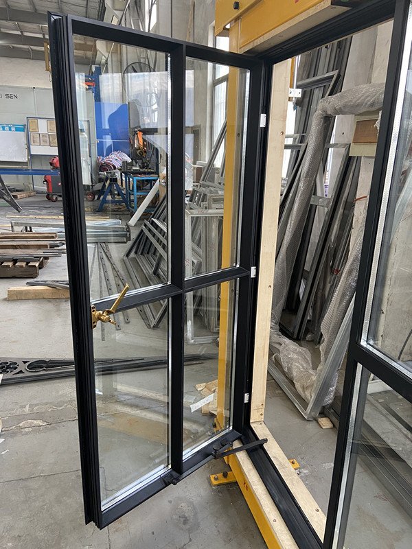 new arrival Handmade steel window profiles decorative iron window grill design interior casement windows with steel door