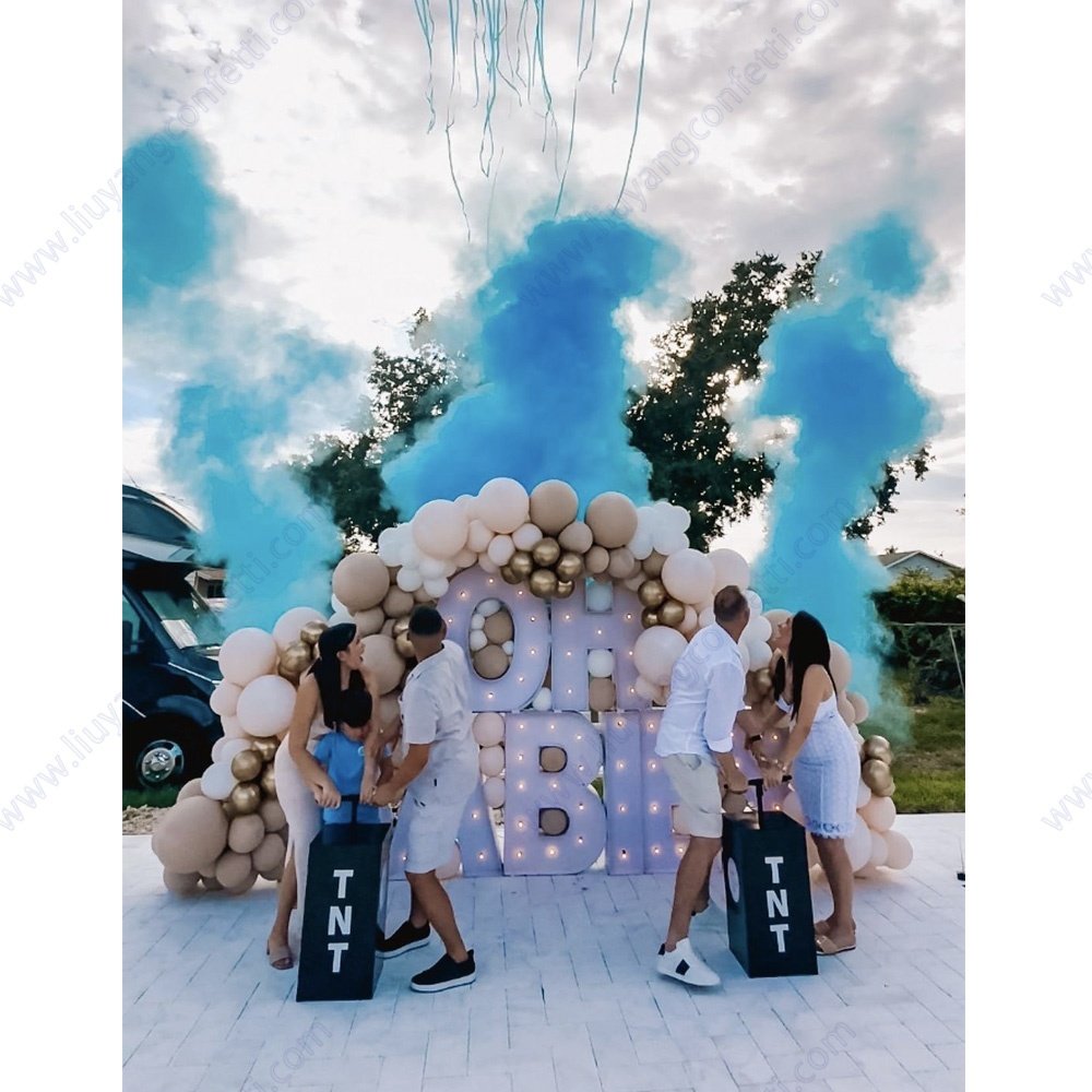 Electronic Sprays Confetti Powder Electronic Remote Control Gender Reveal Outdoor Fireworks Wedding Party Graduation Baby Shower