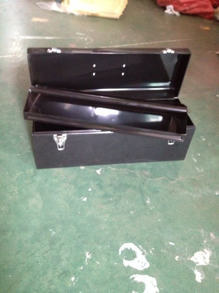 CE Portable 20 Inch Large Space Metal Tool Box Metal Storage Tool Chest Convenient Tool Case