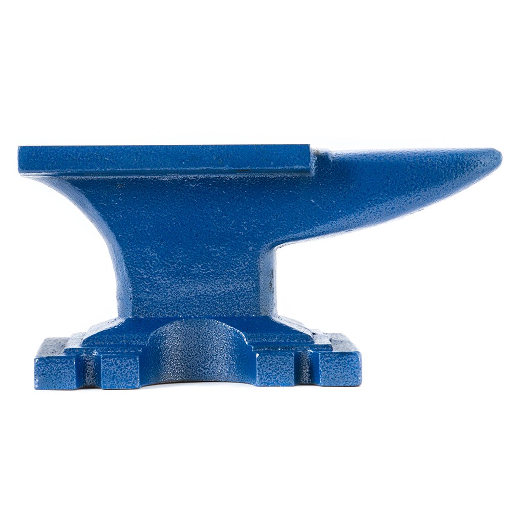 Powder coated cast iron anvil rugged round single horn anvil