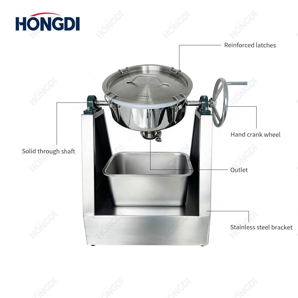 Stainless Steel Laboratory Mixer for Lead Zinc Copper Iron Metal Powder Mixer