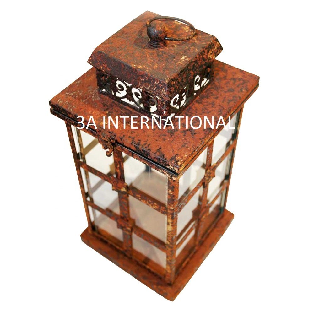 Moroccan Design Copper Candle Lantern For Home and Balcony Decoration Moroccan Hanging Light Candle Lamps