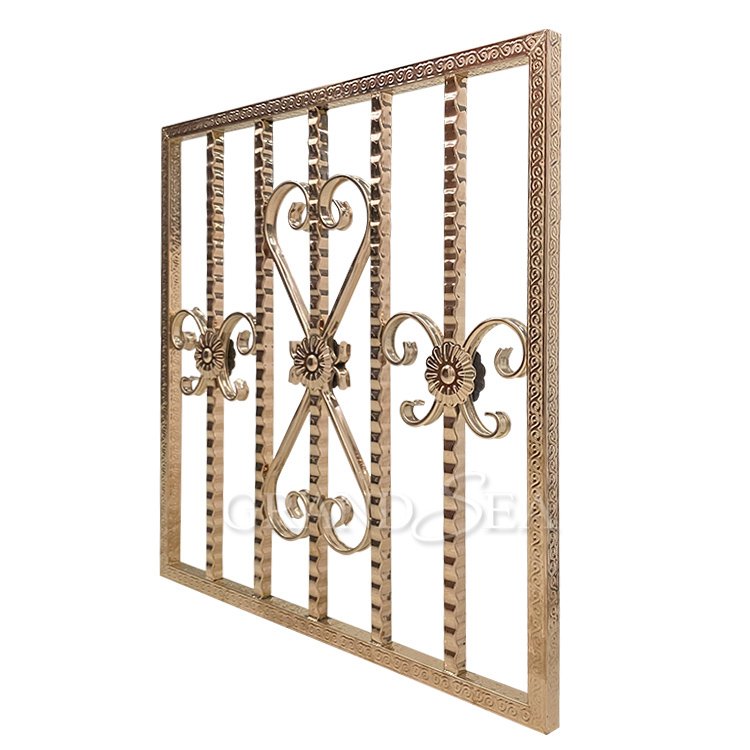 Modern Stainless Steel Burglar proof Metal Windows Grills Design Wrought Iron Security Window Grill