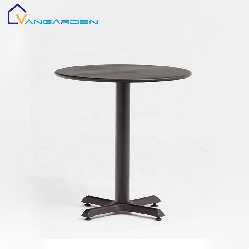 Bamboo Powder Coated Bistro Outdoor Garden Furniture Iron Dining Table and Chair Set for Backyard