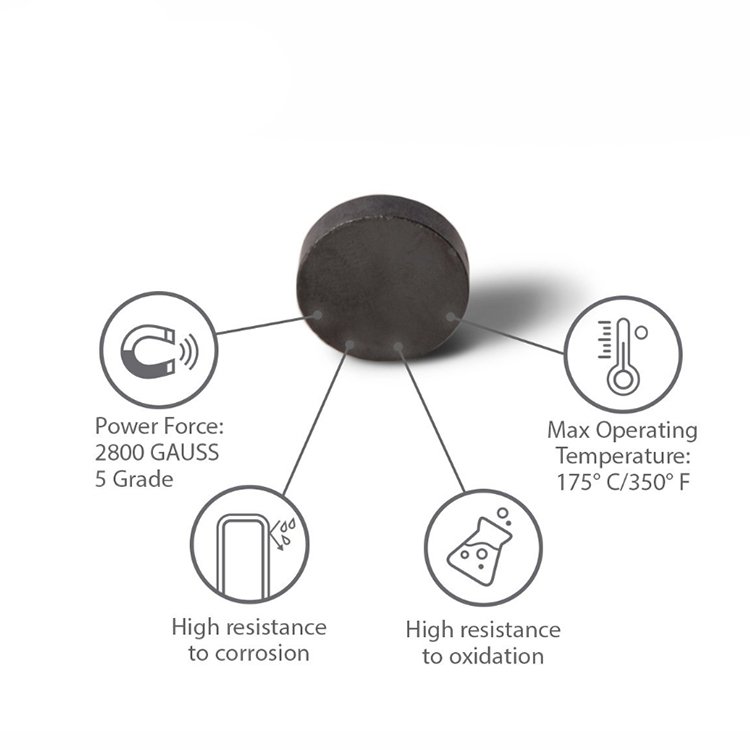 Balin Y35 Y40 Ceramic Ferrite Magnet Rectangular Bar Ring Block Disc Arc Strontium Ferrite Powder Magnets Ceramic Magnet C8