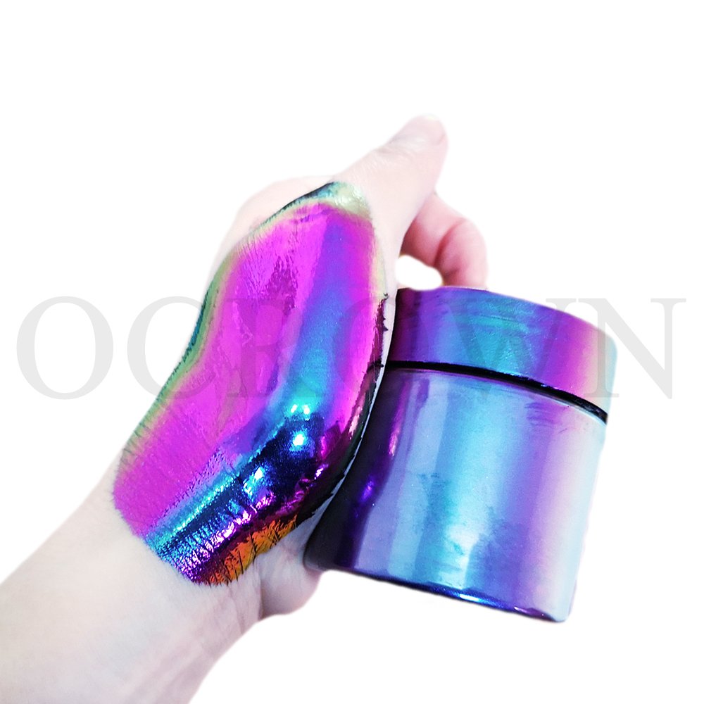 Resin ink spray chrome effect color change discoloration glitter powders optical chameleon pigment for car paint
